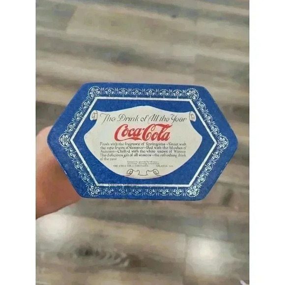 Vintage Coca‎ Cola metal tin #1 - Picture 2 of 5
